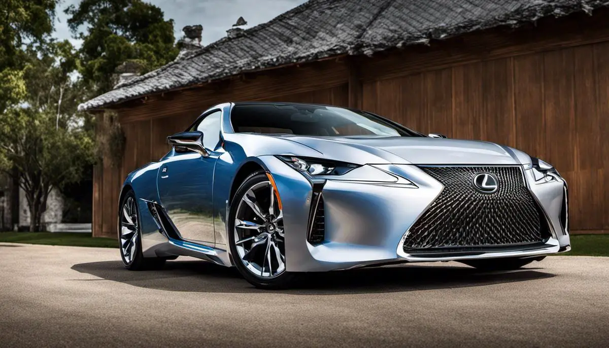 The Lexus LC 500, a luxury car with advanced technology and innovative features.