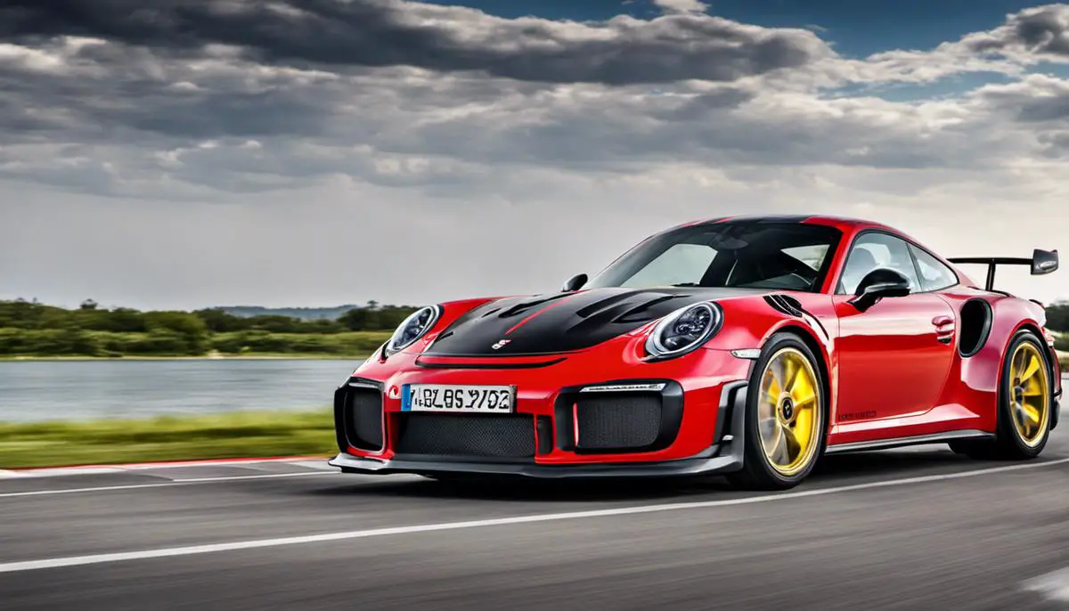 The Porsche 911 GT2 RS is a powerful and stylish sports car.